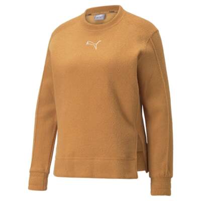 

Puma Her Winterized Толстовка с круглым вырезом женская коричневая 84983774, Коричневый