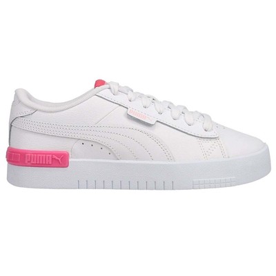 

Puma Jada Jr Perforated Lace Up Girls Size 6 M Кроссовки Повседневная обувь 38199013, Белый, Puma Jada Jr Perforated Lace Up
