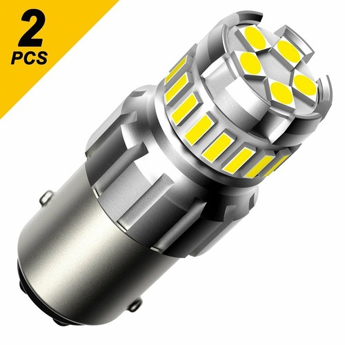 1157 23-SMD White LED Tail Brake Stop Reverse Parking Turn Signal Light Bulbs 2X