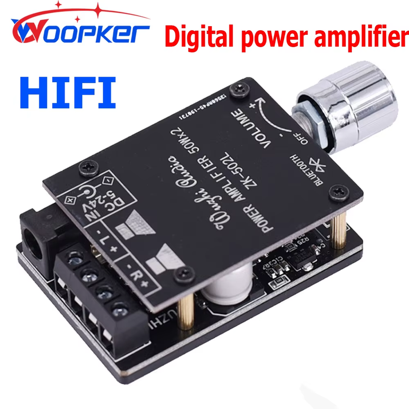 ZK-502L HIFI Sound Amplifier Digital Amplifier Module Audio Wireless Bluetooth H