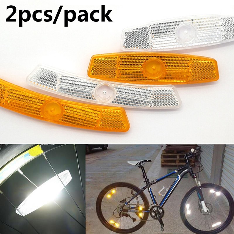 Clip Warning Light Wheel Reflective Safety Assurance Bicycle Spoke Reflector