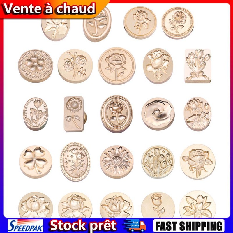 Special-Shaped Sealing Wax Copper Head Diy Manual Account For Gift Scrapbooking 