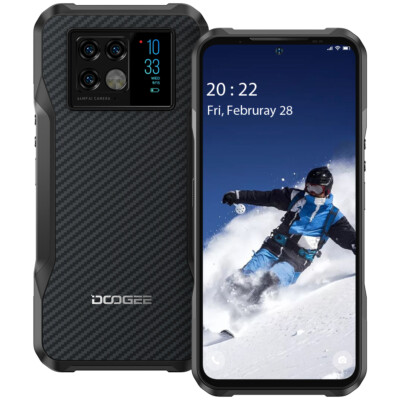 DOOGEE V20 5G Outdoor Smartphone Ohne Vertrag, 8GB+256GB 2K AMOLED Display NFC