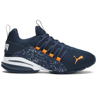 

Puma Axelion Spirit Lace Up Молодежные мальчики Синие кроссовки Повседневная обувь 37726501, Синий, Puma Axelion Spirit Lace Up Youth