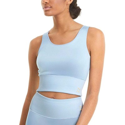 

Женский укороченный топ Puma Exhale Solid размера  Athletic Casual 520069-89, Синий