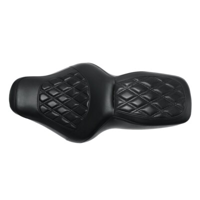 Classic Black Full Front & Rear Seat For Harley Road Glide Electra Glide 1997-07