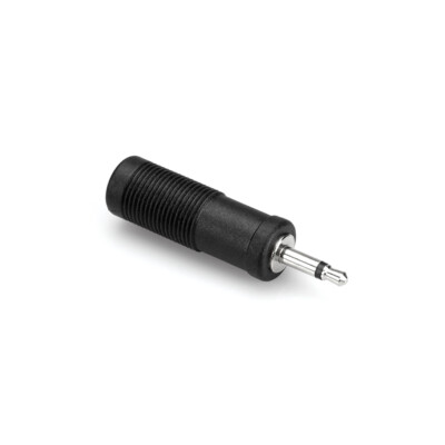 Hosa GMP-113 Adaptor, 1/4 in TS Female to 3.5 mm 1/8" TS Male Adapter