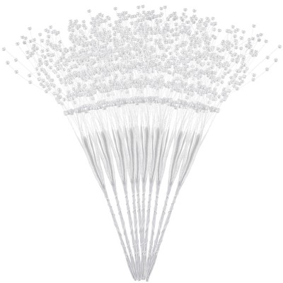  100 Pcs Vases for Flowers Stickers Pink Decorations White Artificial