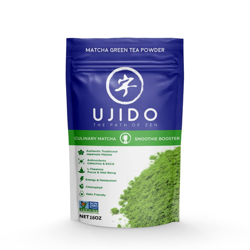 Ujido Japanese Matcha Green Tea Powder &ndash; Ceremonial Blend (2 Oz)