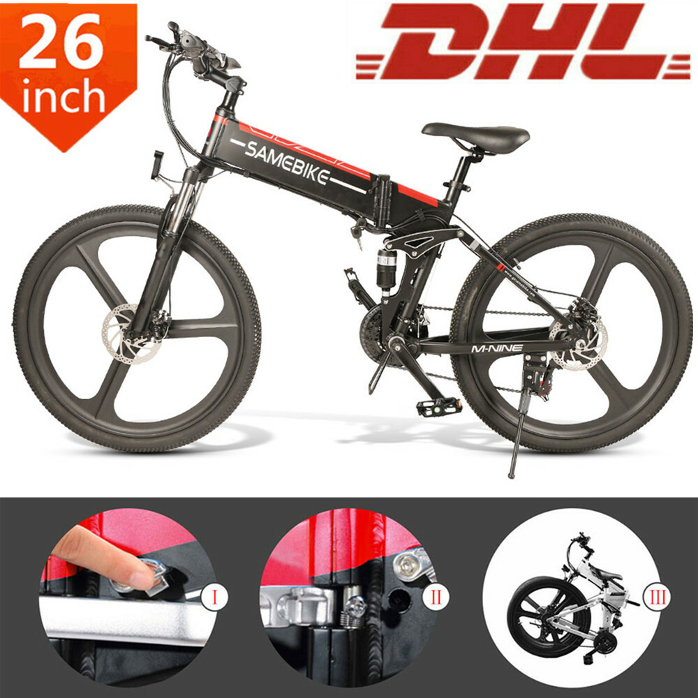 26 Zoll Elektrofahrrad Mountainbike EBike Shimano Pedelec 35kmh Ebike 21Gäng