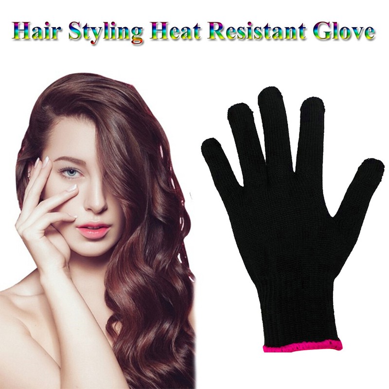 Heat Resistant Glove Hair Curls Hand Skin Care Protector Gloves Styling