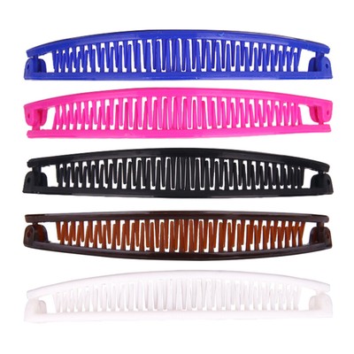  10 Pcs Women's Bride Banana Clip Ponytail Hair Holder Claw Clips