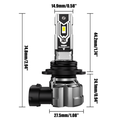 AUXBEAM 9005 9006 LED Headlight Bulb for 1999-2006 Chevy Silverado 1500 2500HD