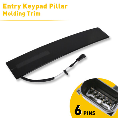 For 2011-2019 Ford Explorer Left Driver Door Entry Keypad Pillar Molding Trim