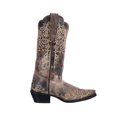 

Женские коричневые классические ботинки Laredo Jasmine Embroidery Snip Toe Cowboy 52177, Коричневый, Laredo Jasmine Embroidery Snip Toe Cowboy