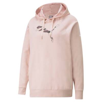 

Puma Modern Sports Pullover Hoodie Женская розовая повседневная верхняя одежда 84982347, Розовый