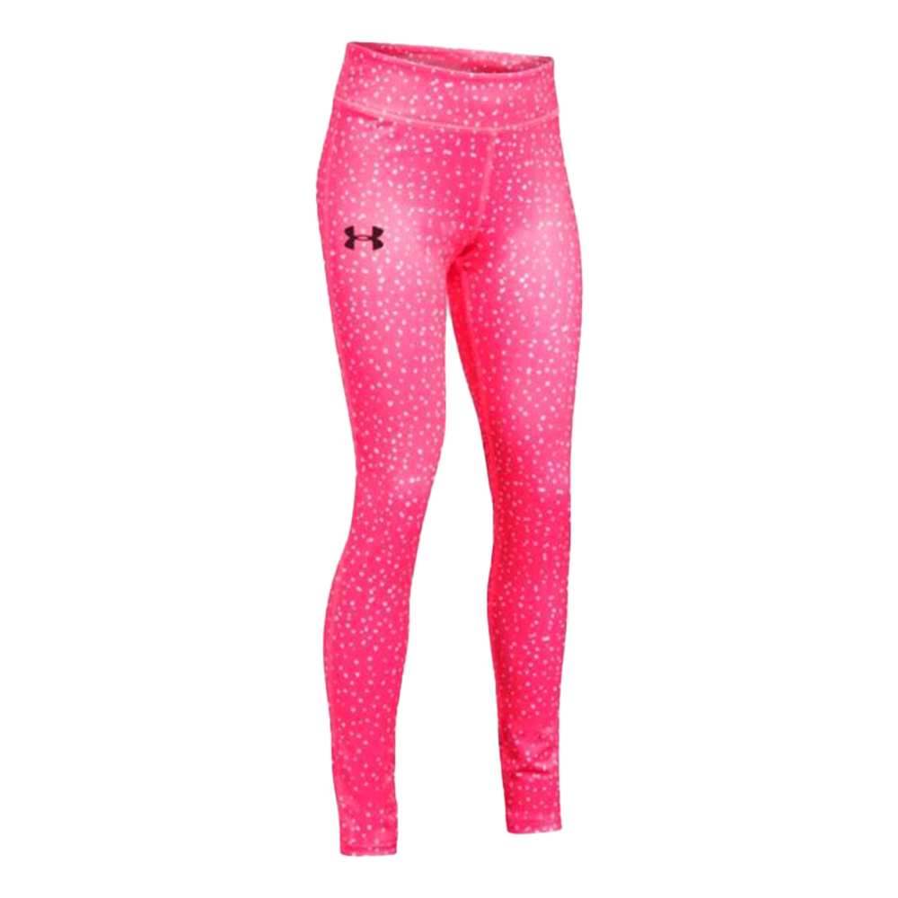 New Under Armour Heatgear Girls Printed Leggings Pant Size L (14-16) Pink $39.99 190510183093 | eBay