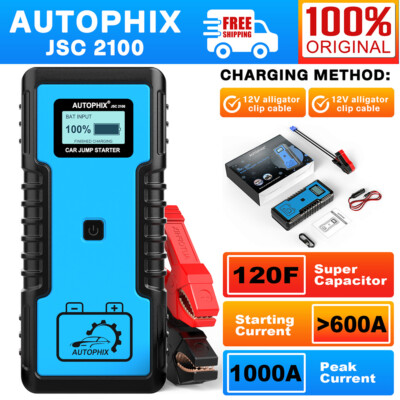 AUTOPHIX Car Jump Starter Booster Jumper Box Power Bank Battery Charger Portable