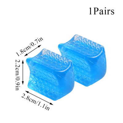 2pcs Gel Toe Spacer Straightener Separator Pain Relief Overlapping Toe Bunion US