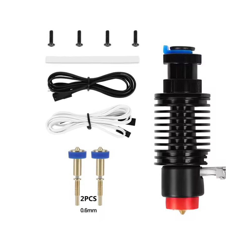 Extruder Assembly Nozzle Hotend Kit for Anycubic E3D REVO V6 3D Printer 24V 40W