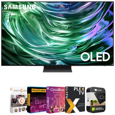 Samsung 55 Inch OLED 4K Smart TV 2024 with 1 Year Warranty & Movies Streaming