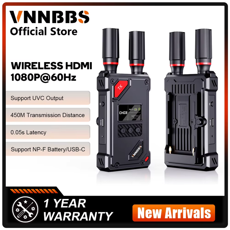 Wireless HDMI Extender Transmitter and Receiver 450M Low Latency Wireless HDMI S