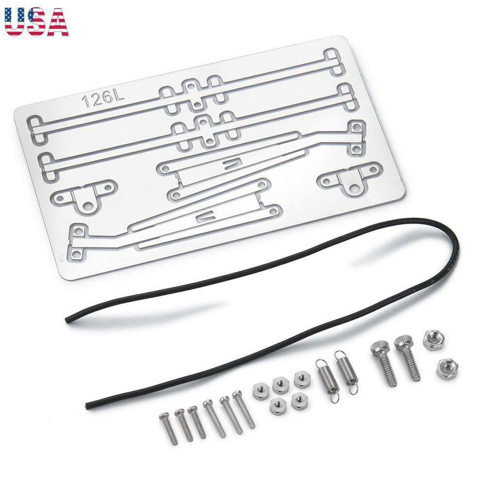 Metal Windshield Wiper Windscreen for 1/10 RC AXIAL SCX10 Traxxas TRX4 Silver