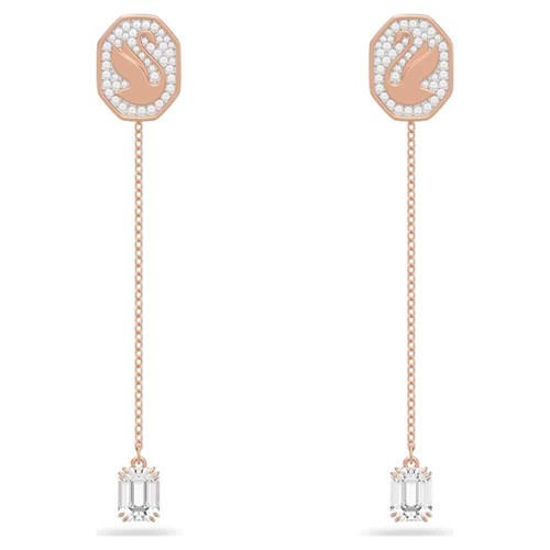 Женские серьги Swarovski Swan White с кристаллами Swarovski 5628569