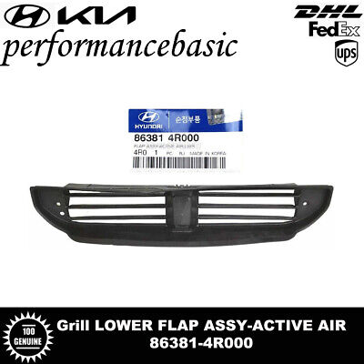 Genuine 863814R000 Grill LOWER FLAP ASSY-ACTIVE AIR for Sonata Hybrid 2011-2015
