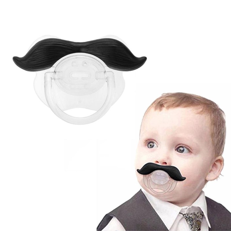 1 Piece Stylish Mustache Silicone Baby Infant Pacifier Orthodontic Nipples Dummy