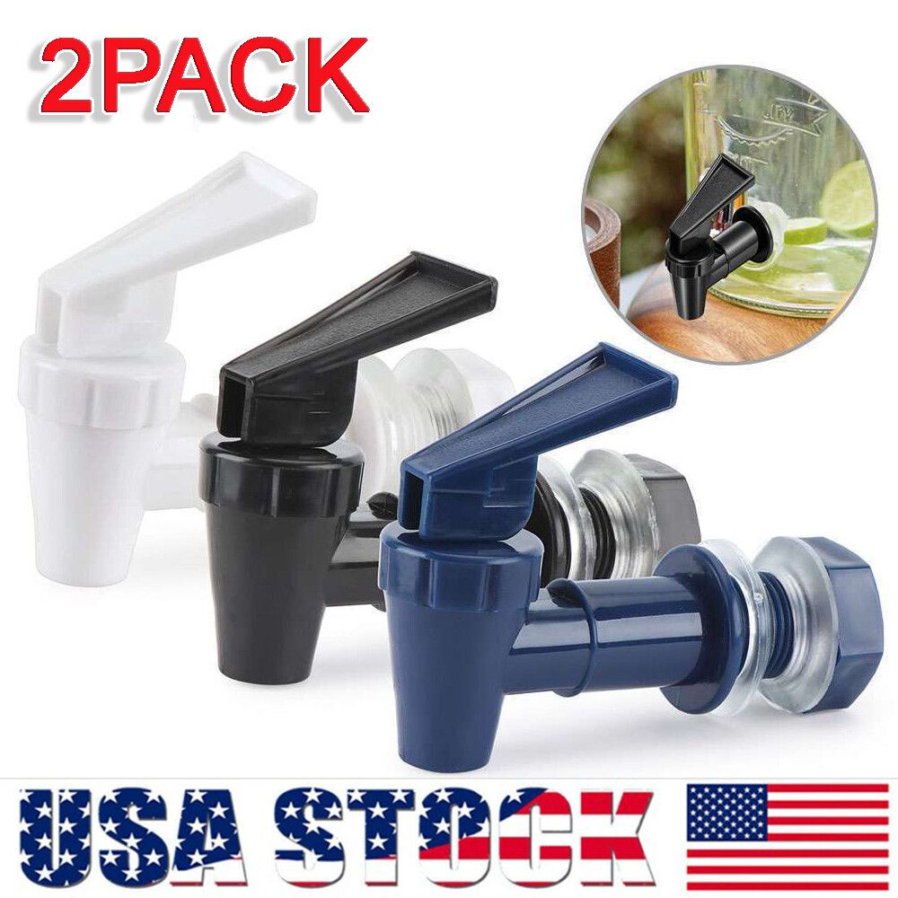 2Pcs Spigot Tap Beverage Dispenser Jug Cooler Spout Bucket Bottle Replacement