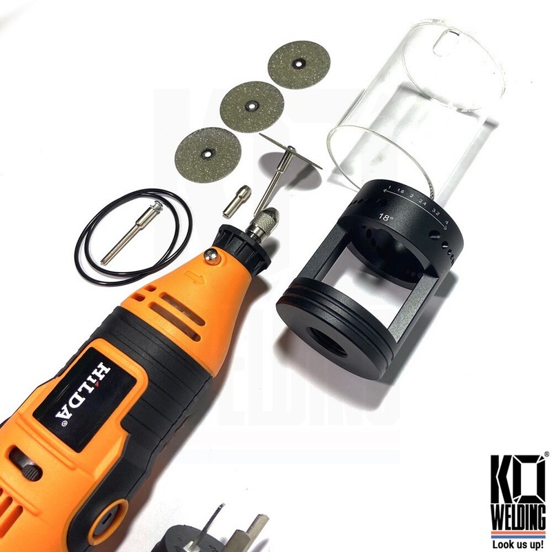 PerfAngle™ TIG Tungsten Grinder KIT ALUMINIUM Diamond Sharpener Tool KO