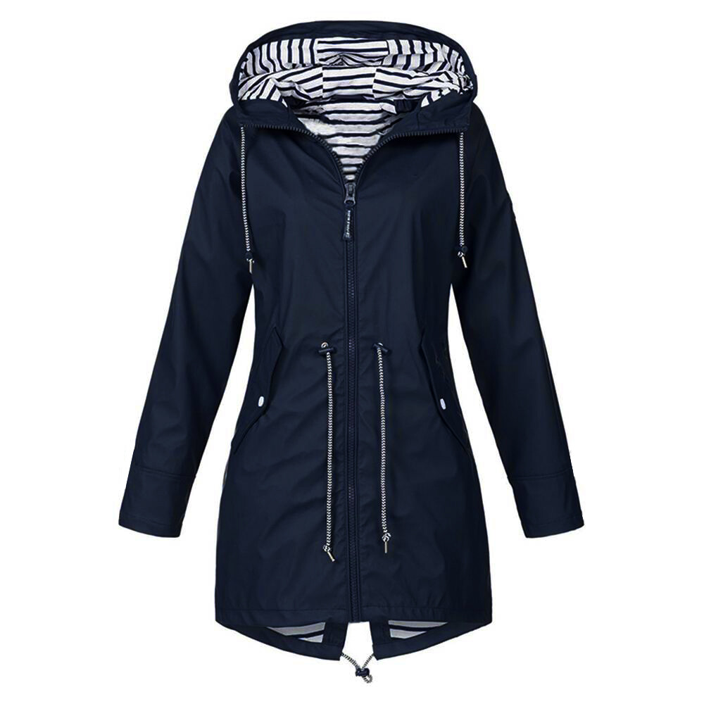 Winters Womens Waterproof Raincoat Ladies Outdoor Wind Rain Forest Jacket Coats