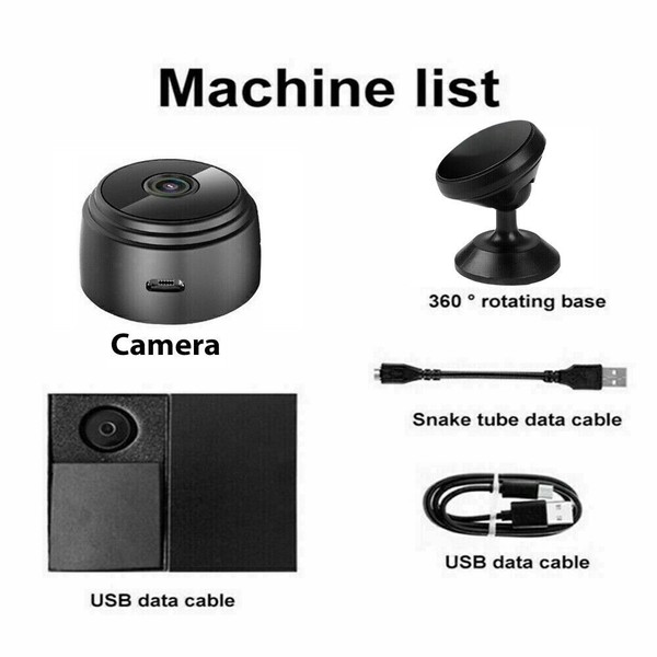 Mini Wireless Hidden Spy Camera Wifi IP Home Security 1080P HD Night Vision Cam - Image 83