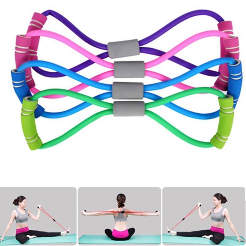 Fitness Equipment Elastic Resistance Bands Tube Workout Exercise Band For Yoga