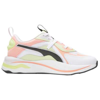 Puma RsCurve Lace Up Women Multi, Белые кроссовки Повседневная обувь 387128-01