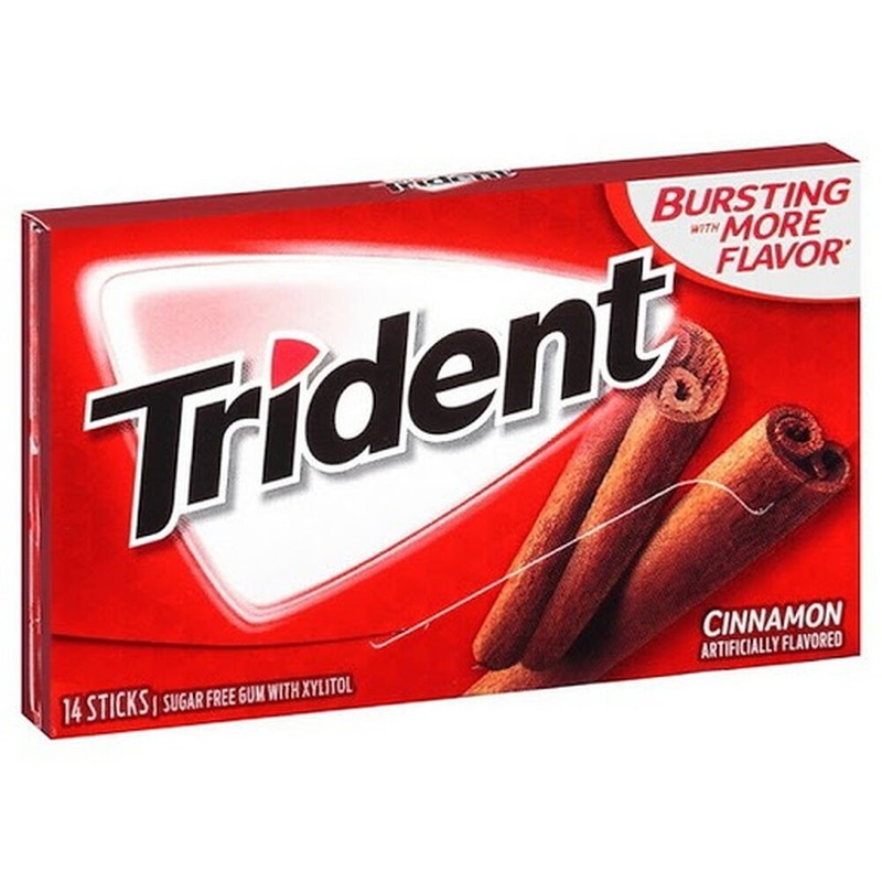 Trident - Cinnamon Zuckerfrei 39g Kaugummi Zimt Geschmack