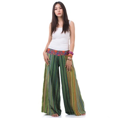My Thai Pants: Weite Bunte Hippie Patchwork Hose Schlaghose 70er Ethno Goa Boho