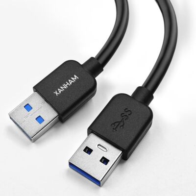 USB 3.0 Cable 6.6 Feet2 Meter A to A Male to Male Double Sided USB Cord for 5...