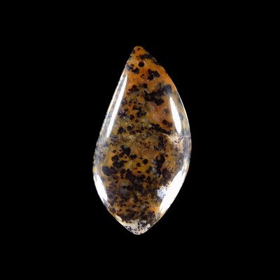 Cheetah Agate 50x25x7 mm Pendant bead GC803232