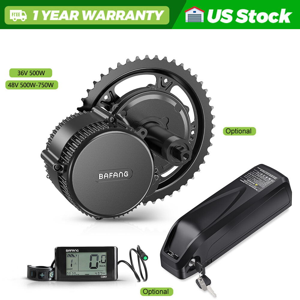 Bafang Mid Drive Motor Kit 48V 500W-750W 68-100mm DIY Ebike Conversion Kits