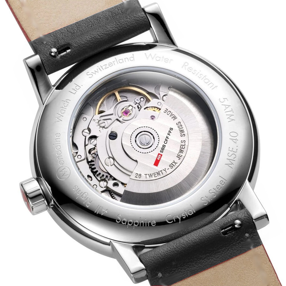 Pre-owned Mondaine Watch Mse.35610.lb Evo2 Automatic 35mm, Sapphire Glass, Swiss Made