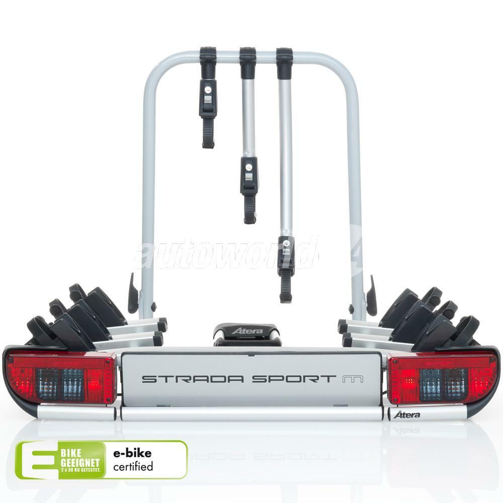 atera strada sport m3 kupplungsträger für 3 fahrräder e-bikes abklappbar