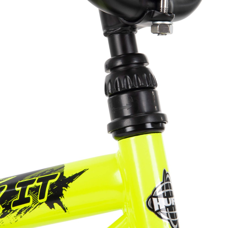 BOYS KIDS TRAINING BIKE 18 Inch Wheels Ages 4-8 Bicycle, Neon Powder Yellow