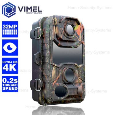 Outdoor Water Resistant Trail Camera Hunting 32MP UHD 4K High-End