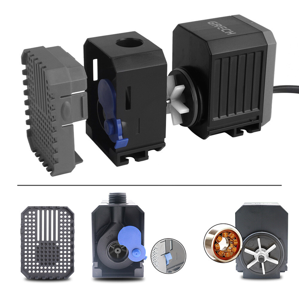 900l/h Teichpumpe Bachlaufpumpe Tauchpumpe Super ECO Filterpumpe