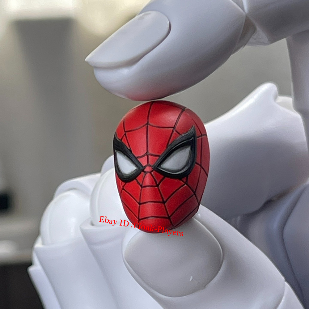 1/12 Spider Man Painted Helmet Mask Head Sculpt for 6'' Male