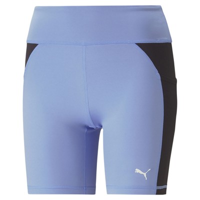 Женские велосипедные шорты Puma Fit 5 дюймов, фиолетовые повседневные спортивные штаны 52307828