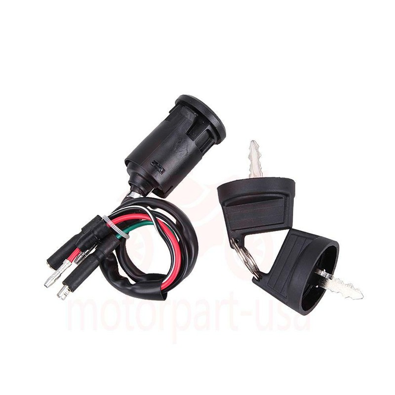 Ignition Switch 2 Keys For Honda FourTrax 300 TRX300 300FW 19902000