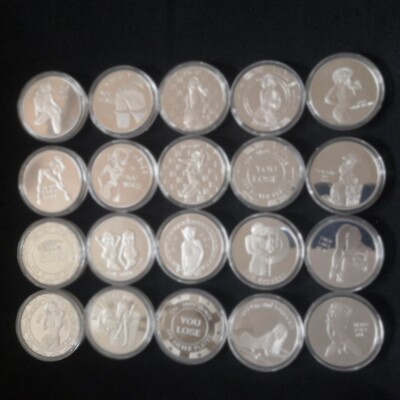 10pc/set Heads I get Tail Tails I get Head Challenge Coins Lucky Gifts
